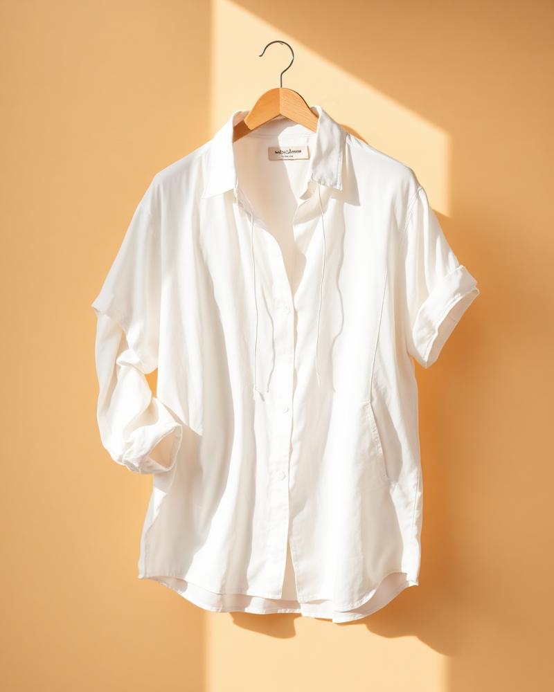 Camisa Oversized de Algodão
